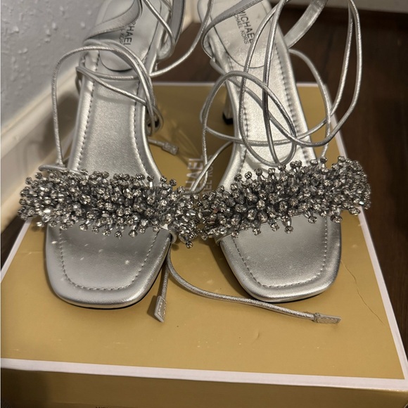 Michael Kors Silver Women's Shoes - Picture 2 of 6